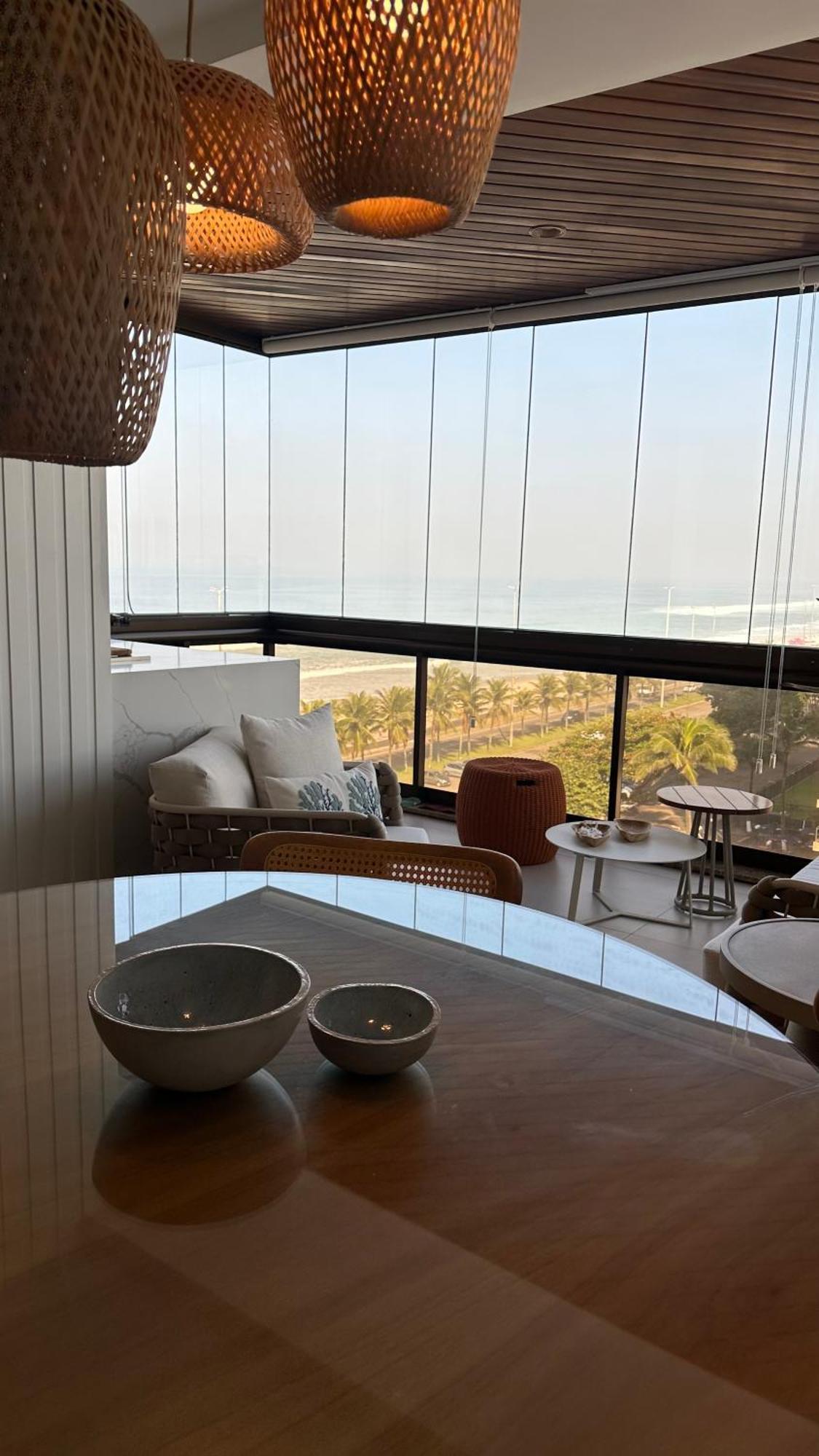 Lindo Apto No Melhor Lugar Da Barra Da Tijuca! Com Uma Vista De Tirar O Folego, Frente Para O Mar! Totalmente Equipado E Decorado Ao Lado Dos Melhores Hoteis E Quiosques Da Barra! Portaria 24H, Piscina, Sauna, Jacuzzi, Academia, Garagem, Wi-Fi, Lavan Rio de Janeiro Kültér fotó